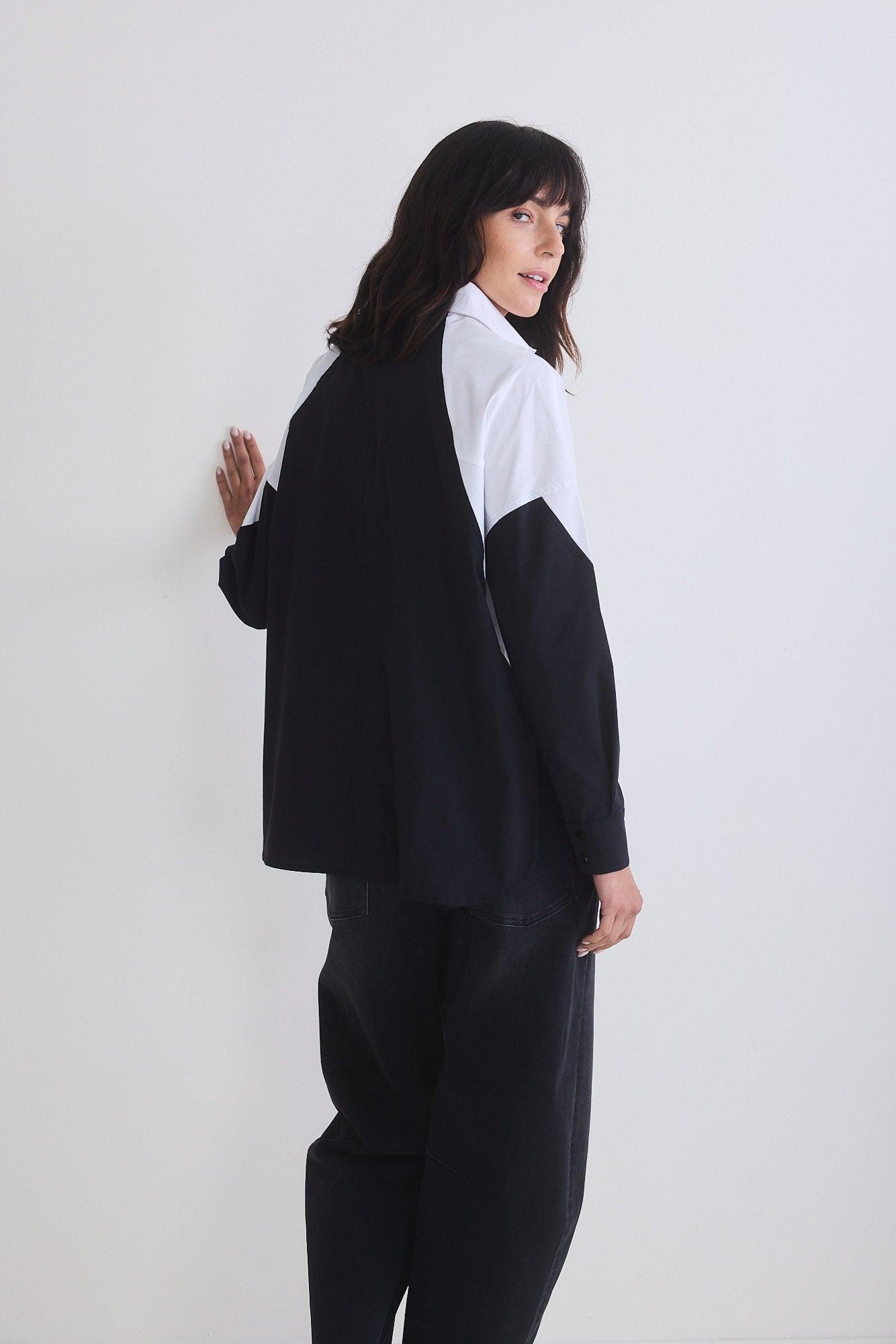 Colorblock Refine Oversized Tunic Product Image