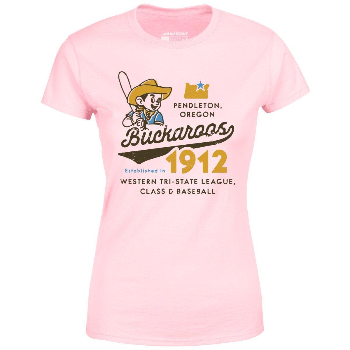 Pendleton Buckaroos - Oregon - Vintage Defunct Baseball Teams - Women's T-Shirt Female Product Image