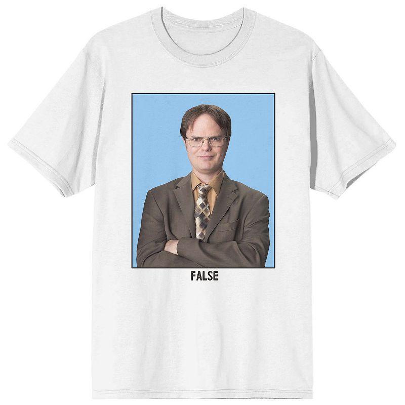 Mens The Office Dwight False Short Sleeve Graphic Tee Product Image