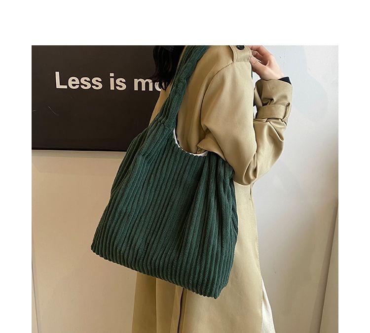 Plain Corduroy Tote Bag Product Image