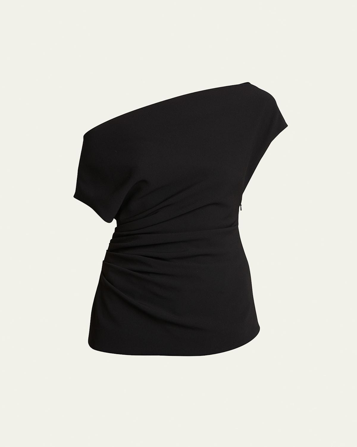 Proenza Schouler One-Shoulder Matte Crepe Top Product Image