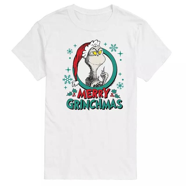 Big & Tall Dr. Seuss The Grinch Merry Grinchmas Graphic Tee, Mens Product Image