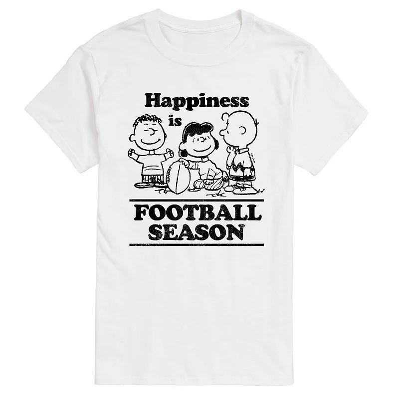 Big & Tall Peanuts Football Season Tee, Mens Product Image