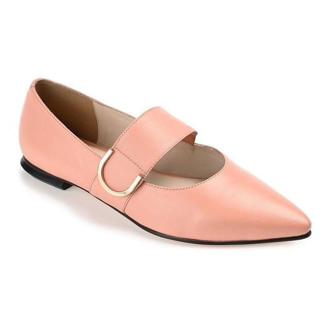 Journee Signature Emerence Tru Comfort Foam Womens Leather Flats Pink Product Image