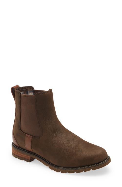 Ariat Womens Wexford Waterproof Leather Lug Sole Chelsea Booties Product Image