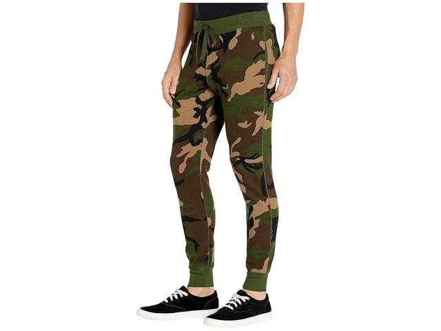 Polo Ralph Lauren Lightweight Waffle Printed Jogger Pants (Surplus Camo/Dusk Orange Pony Print) Men's Pajama Product Image