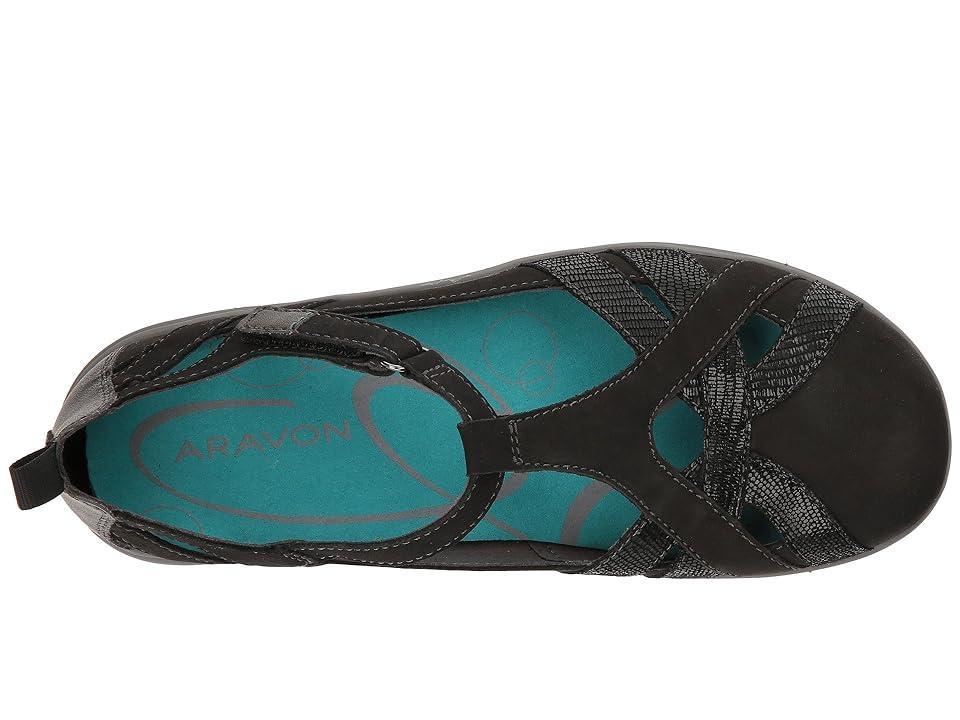 Aravon Beaumont Fisherman (Black) Women's Slip on  Shoes Product Image