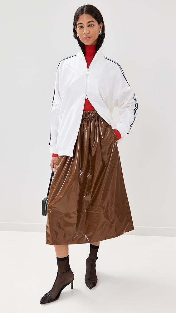 Tibi Lightweight Stretch Patent Skirt | Shopbop Product Image