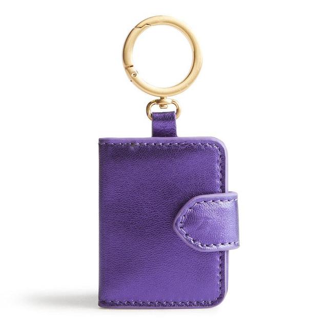 Vera Bradley Picture Frame Bag Charm Keychain Women in Purple Product Image