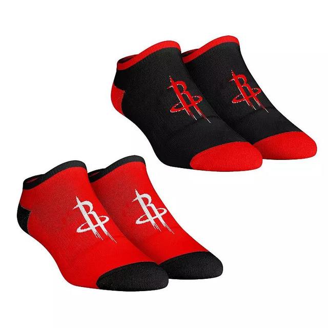 Womens Rock Em Socks Houston Rockets Core 2-Pack Low Cut Ankle Sock Set Product Image