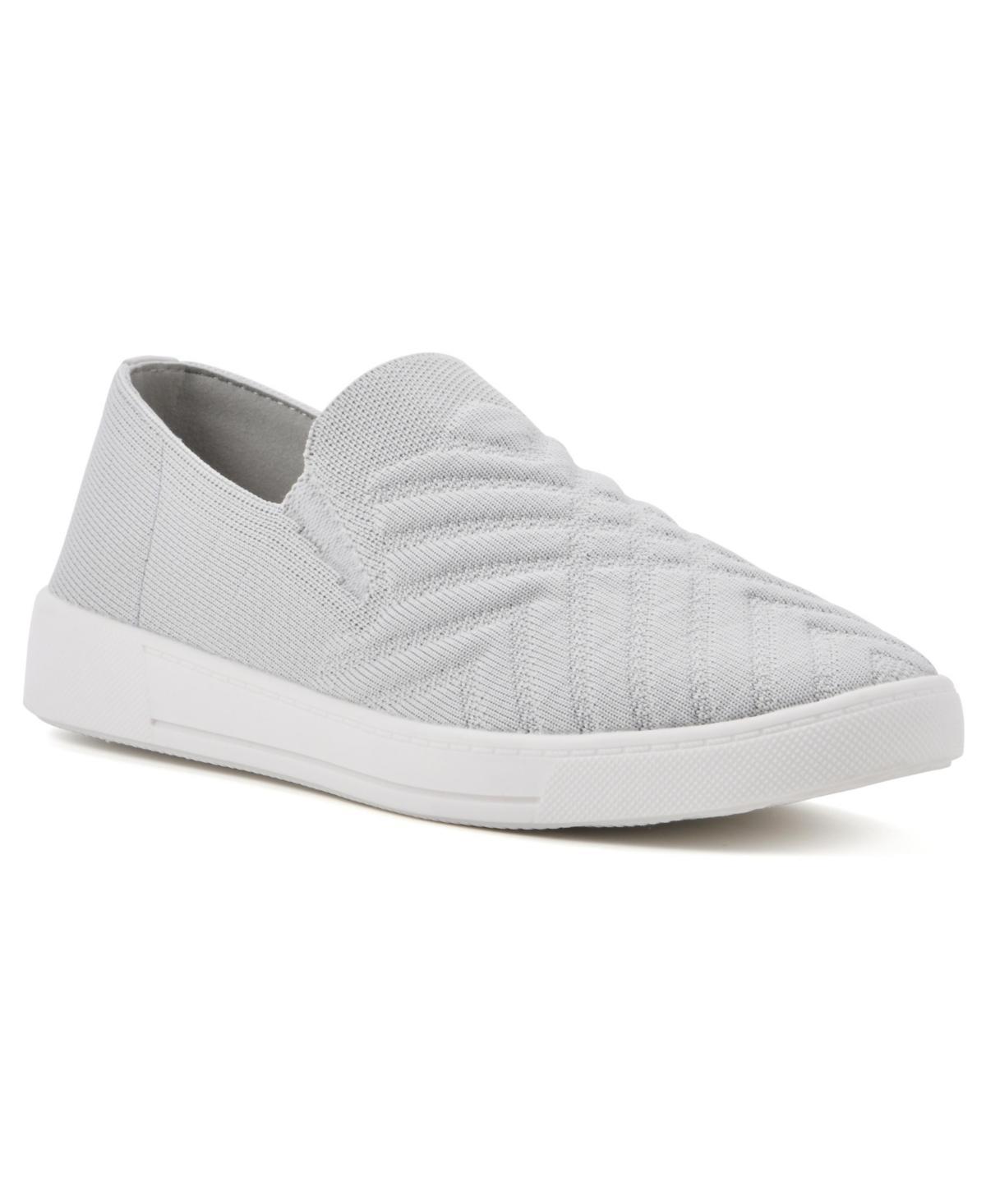 White Mountain Womens Until Slip On Sneakers - Black Product Image