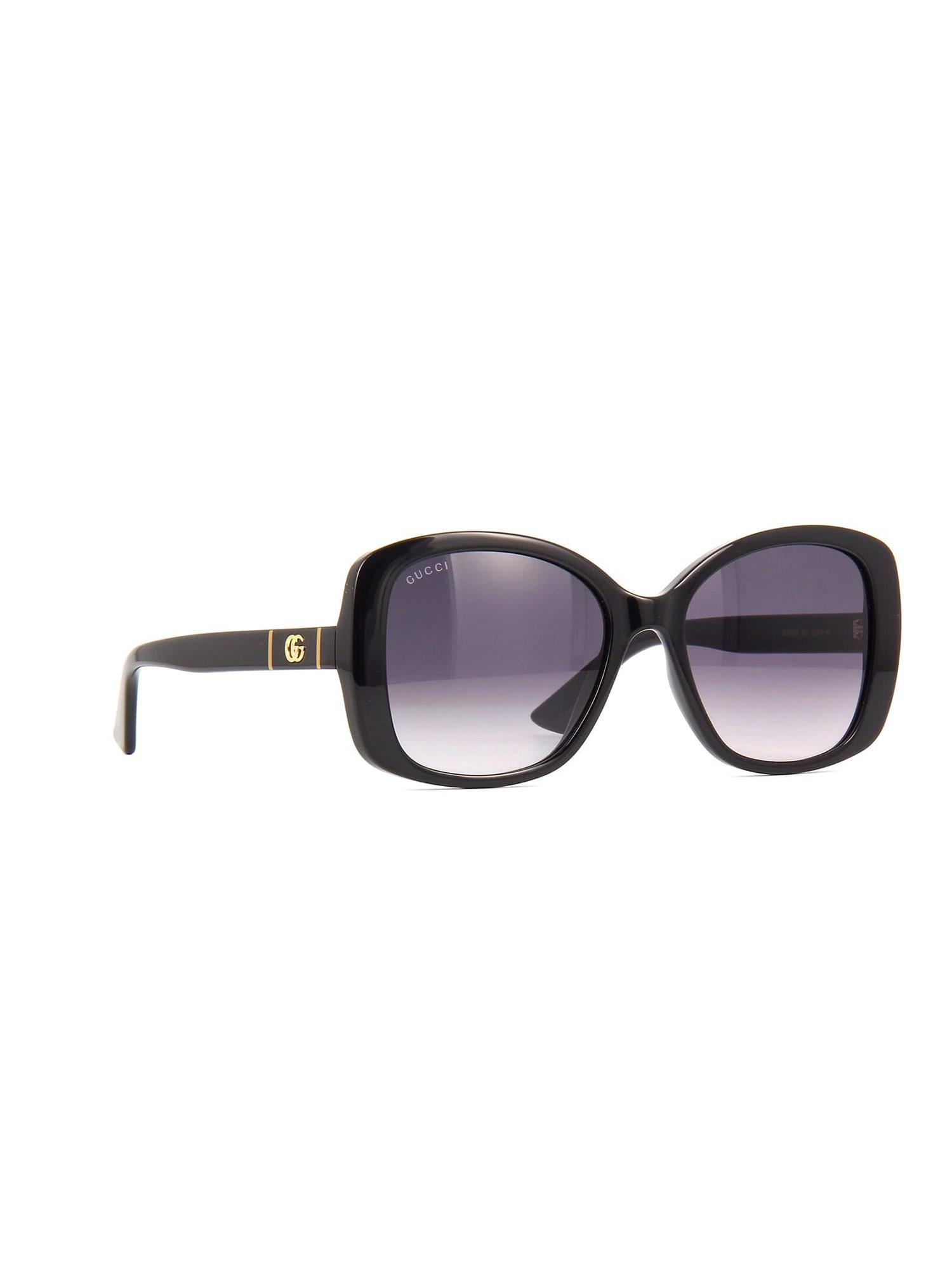 Gg0762s Sunglasses In Black Black Grey Product Image