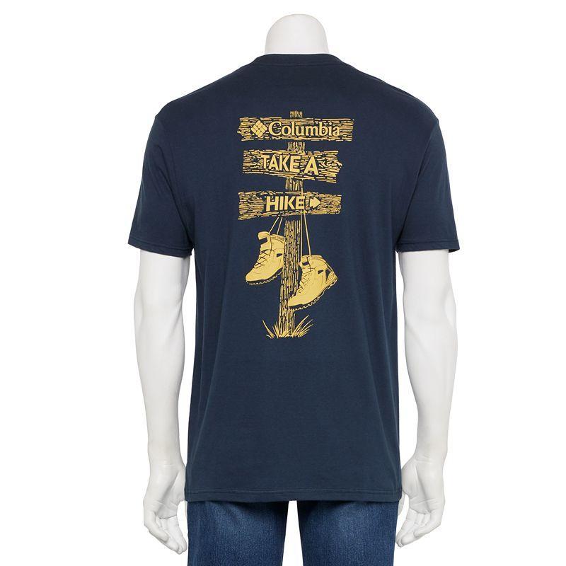 Mens Columbia Graphic Tee Dark Blue Product Image