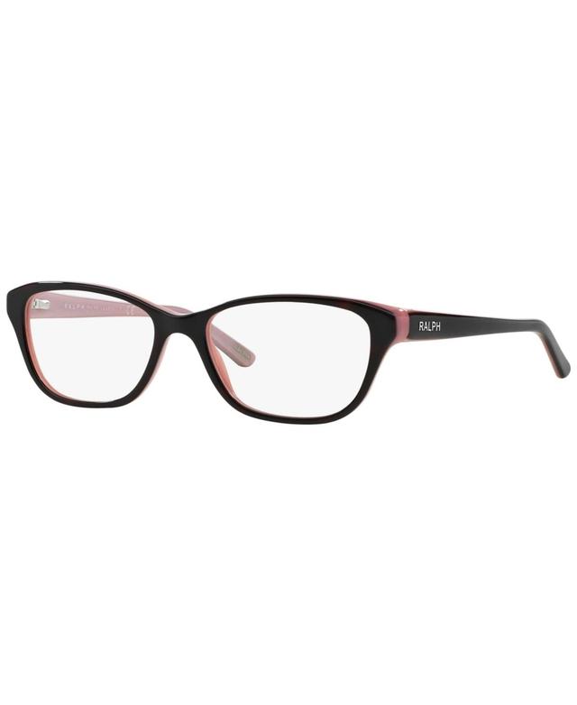 Ralph by Ralph Lauren Womens Eyeglasses, RA7020 - Shiny Dark Havana On Pink Product Image