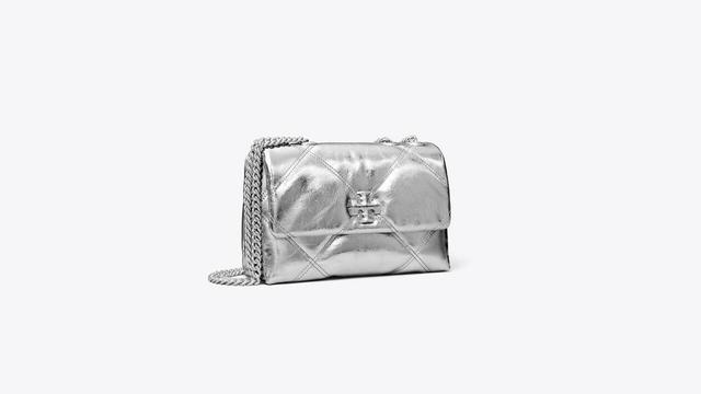 Small Kira Metallic Diamond Quilt Convertible Shoulder Bag Product Image