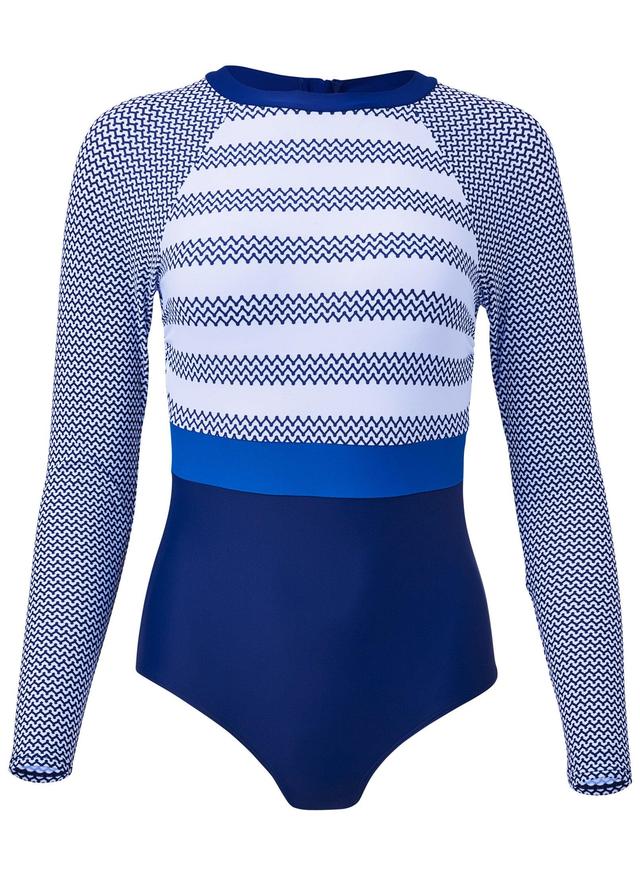 Surf Long Sleeve One-Piece - Nautical Awning Product Image