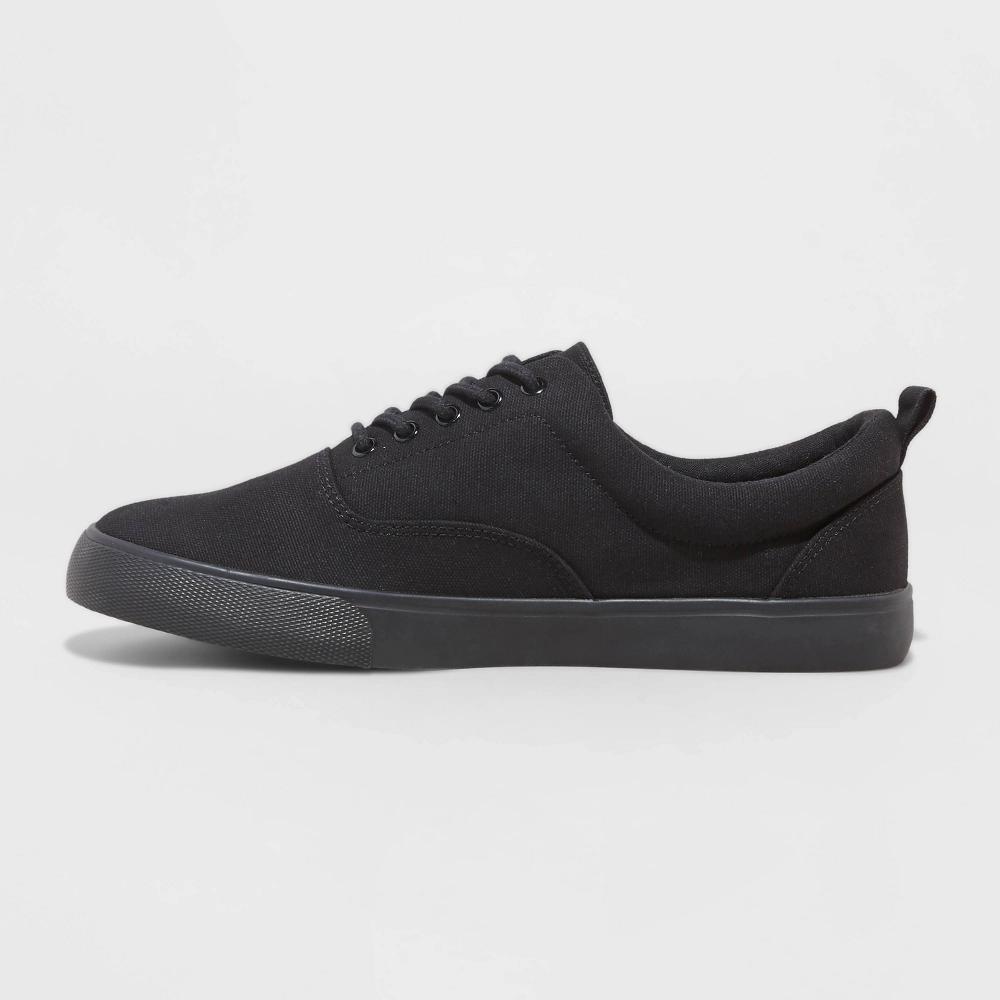 Men's Brady Canvas Sneakers - Goodfellow & Co™ Black 9 Product Image