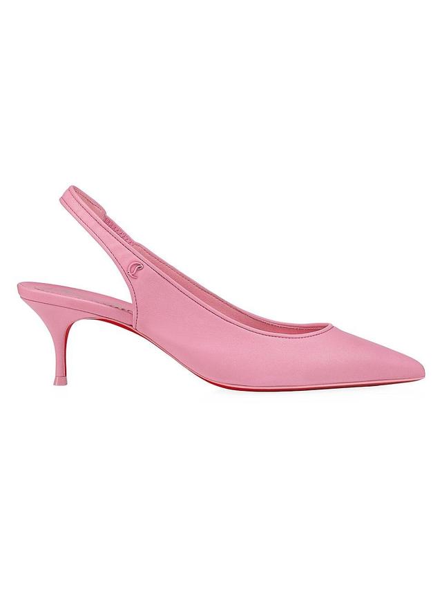 Womens Sporty Kate 55MM Leather Slingback Pumps Product Image