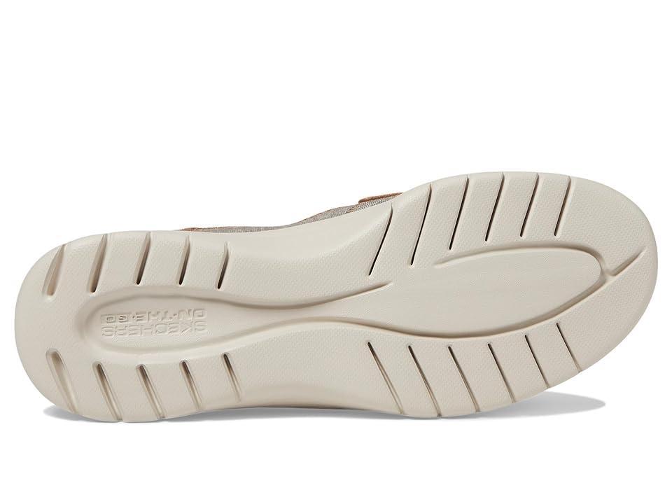 SKECHERS Performance Hands Free Slip-ins On-The-Go Flex - Coastal Sky White) Women's Flat Shoes Product Image