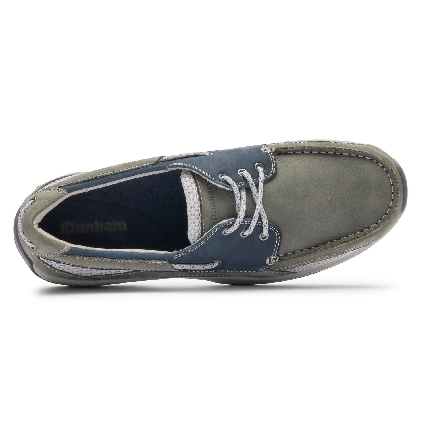 Dunham Captain (Navy Nubuck) Men's Slip on Shoes Product Image