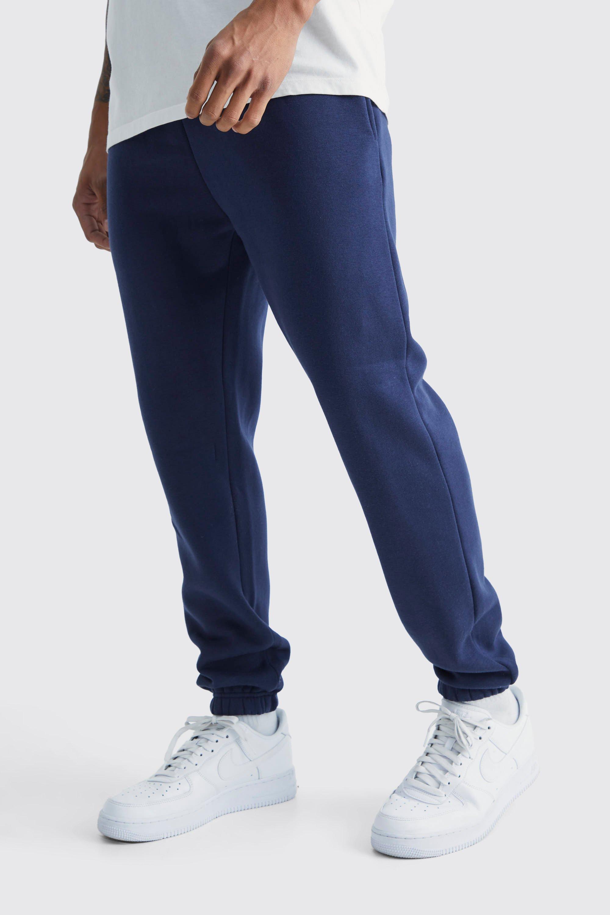 Mens Navy Skinny Fit Basic Jogger, Navy Product Image