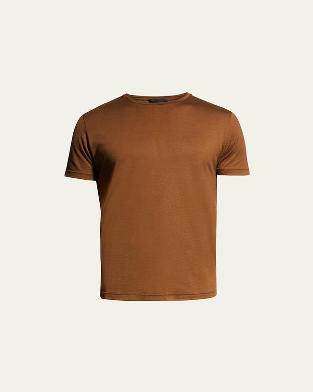 Mens Silk Cotton Jersey T-Shirt Product Image