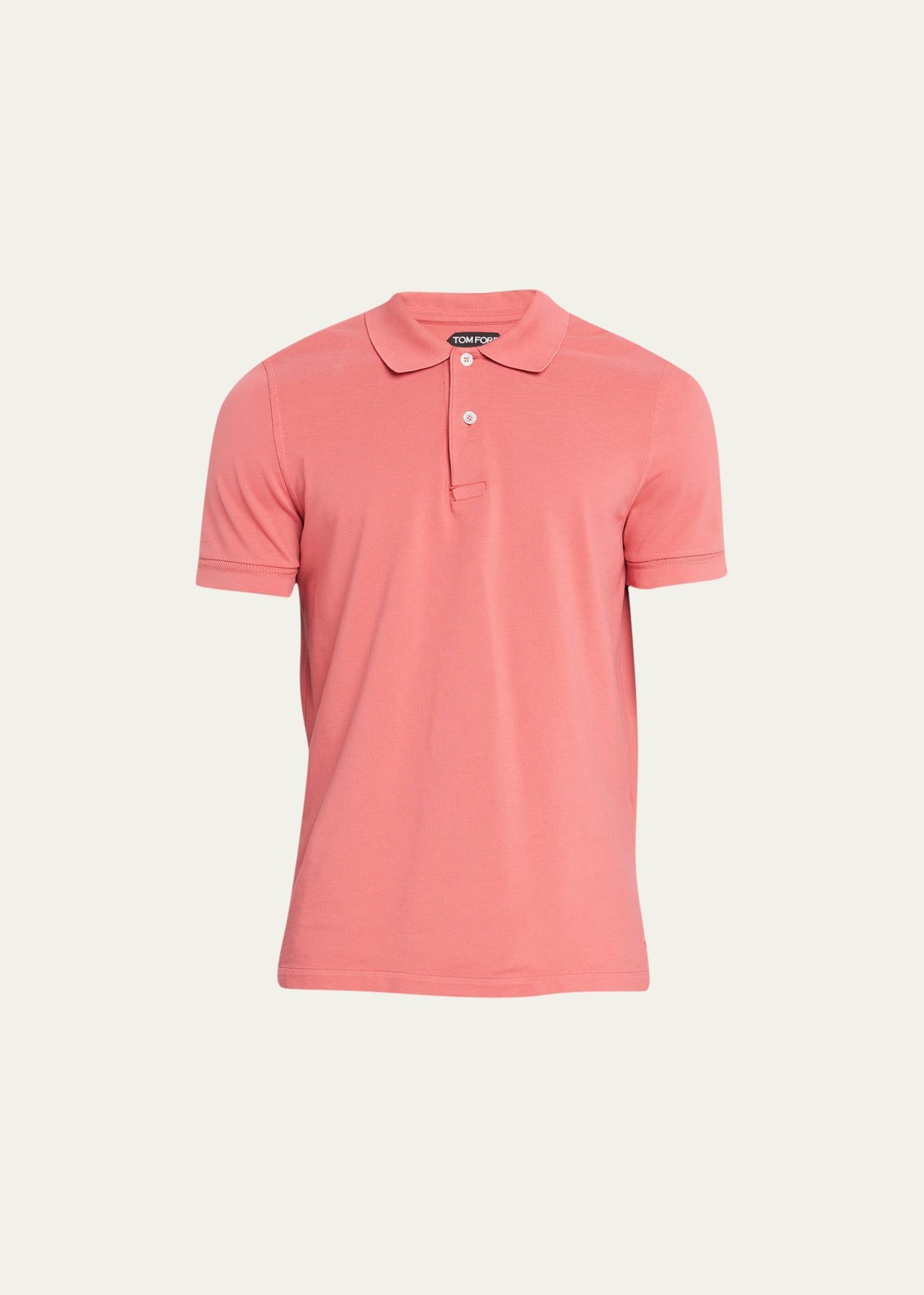 TOM FORD Short Sleeve Cotton Piqu Polo Product Image