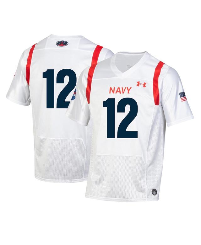 Mens Under Armour White Navy Midshipmen 2022 Special Games Replica Jersey - White Product Image