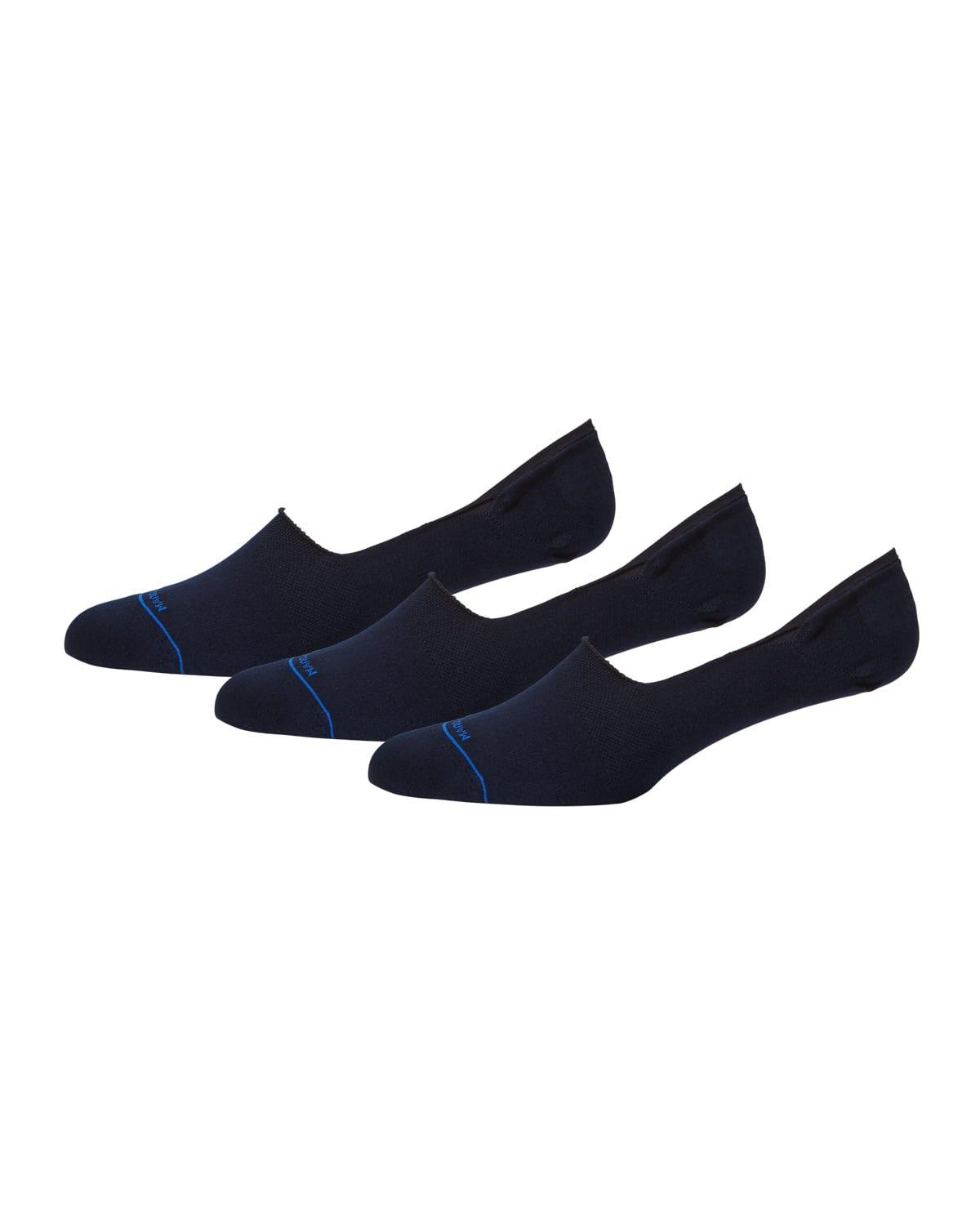 Mens Invisible Touch 3-Pair No-Show Sock Set Product Image