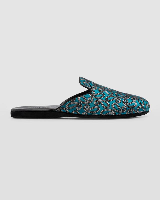 Mens Alcott Paisley Jacquard Mules Product Image