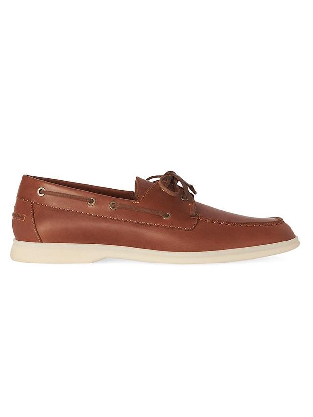 Mens Sea-Sail Walk Leather Boat Shoes Product Image