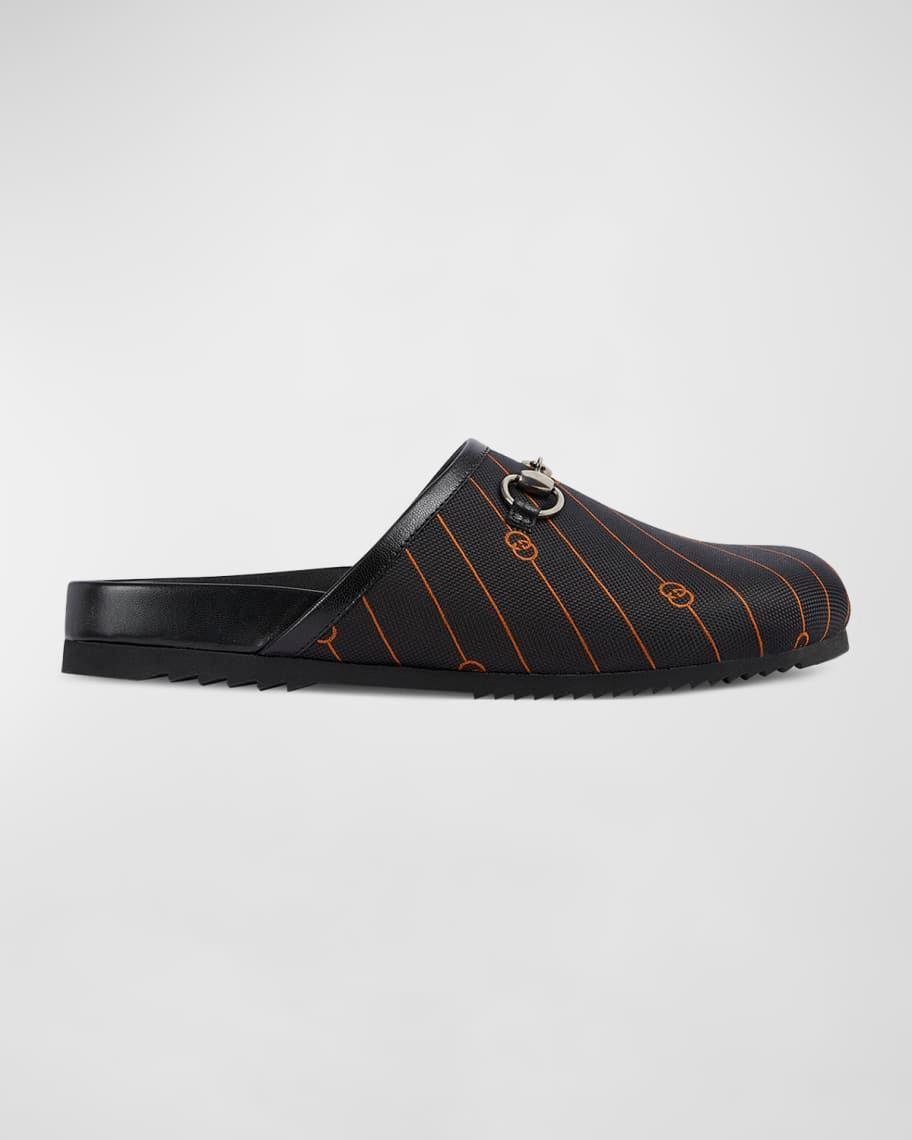 Men's River Horsebit Canvas Mules  Product Image