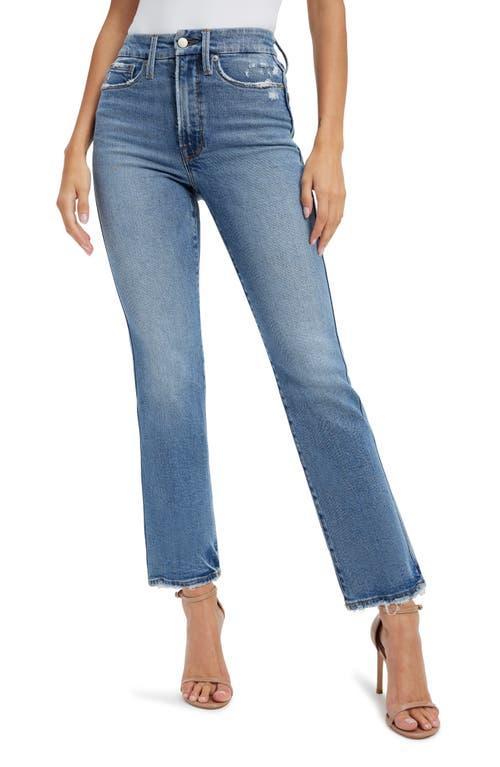 Good American Good Curve High Waist Straight Leg Jeans product image