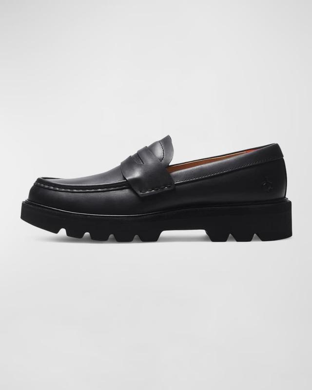 Men's RB Leather Penny Loafers Product Image