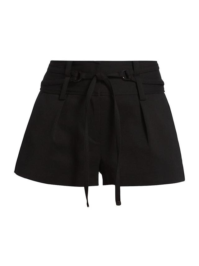 Womens Daria Cotton-Blend Tie-Waist Shorts Product Image