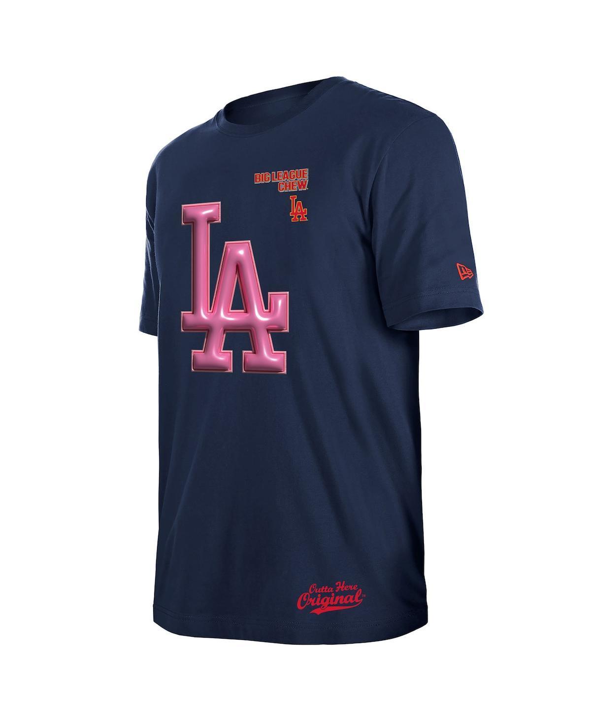 Mens New Era Los Angeles Dodgers Big League Chew T-Shirt Blue Product Image