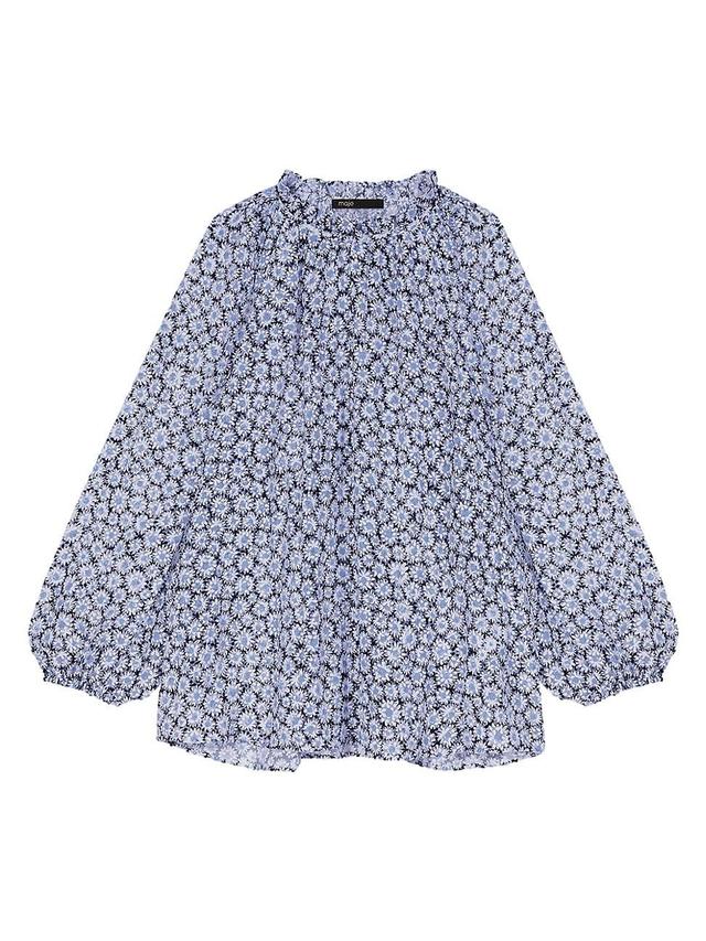 Womens Floral Blouse Product Image