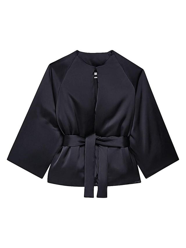 Womens Padded Wrap Coat Product Image