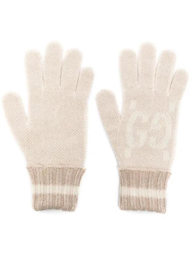 Gloves Accessories In Beige Product Image