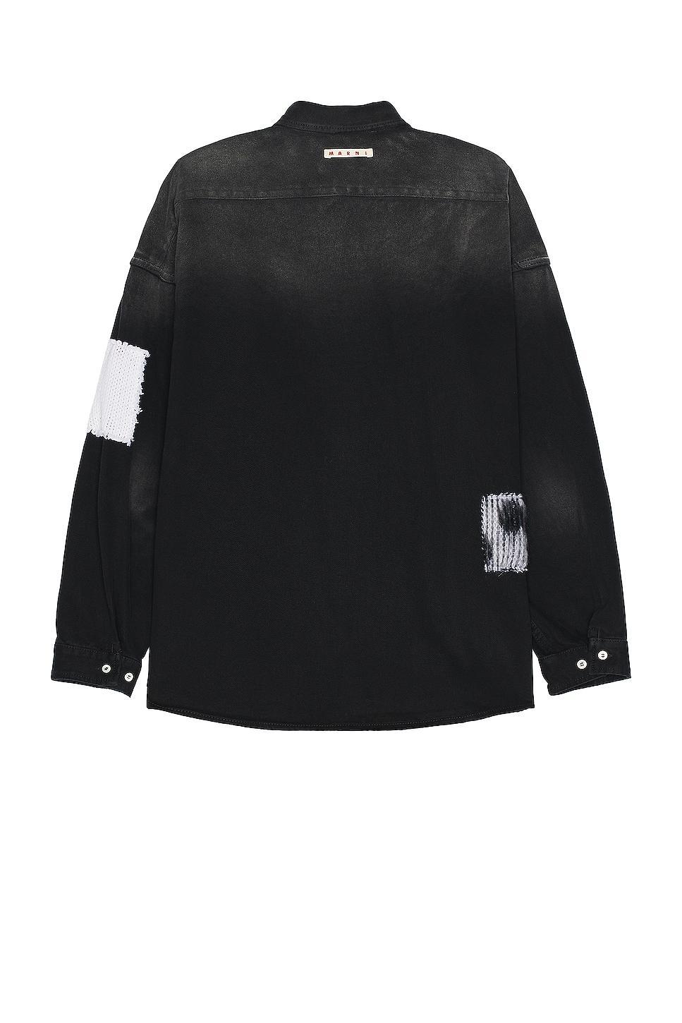 Marni Patchwork Shirt Black. (also in 48). Product Image