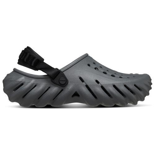 Crocs Mens Crocs Echo Clogs - Mens Shoes Slate Grey/Black Product Image