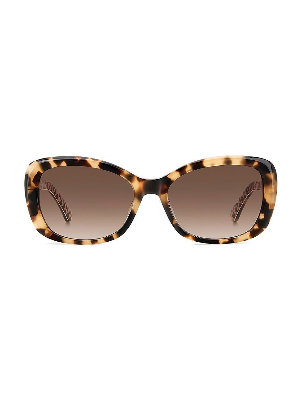 Kate Spade New York elowen 55mm gradient round sunglasses Product Image