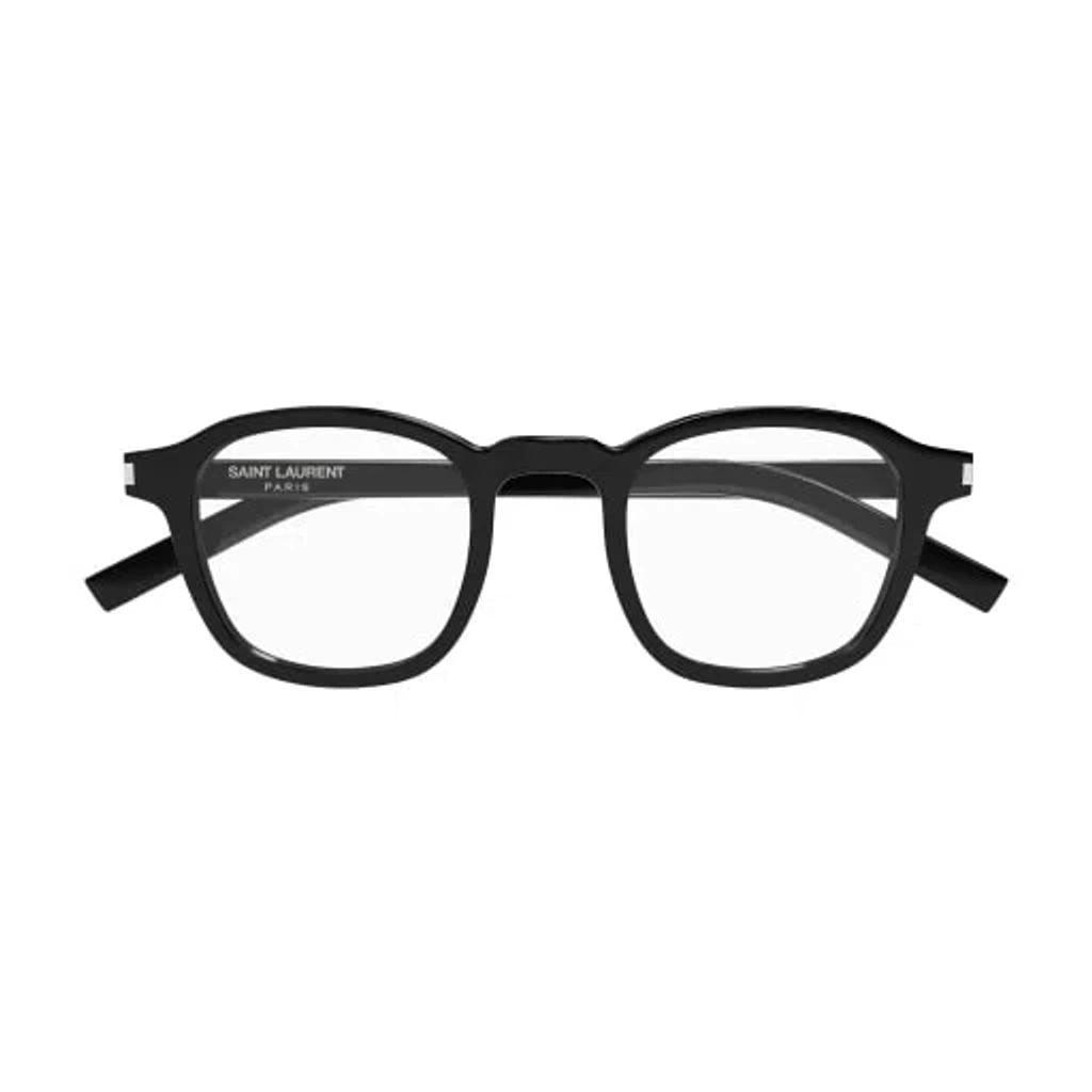 SAINT LAURENT Sl 549 Slim Opt Eyewear In Black Black Transpare Product Image