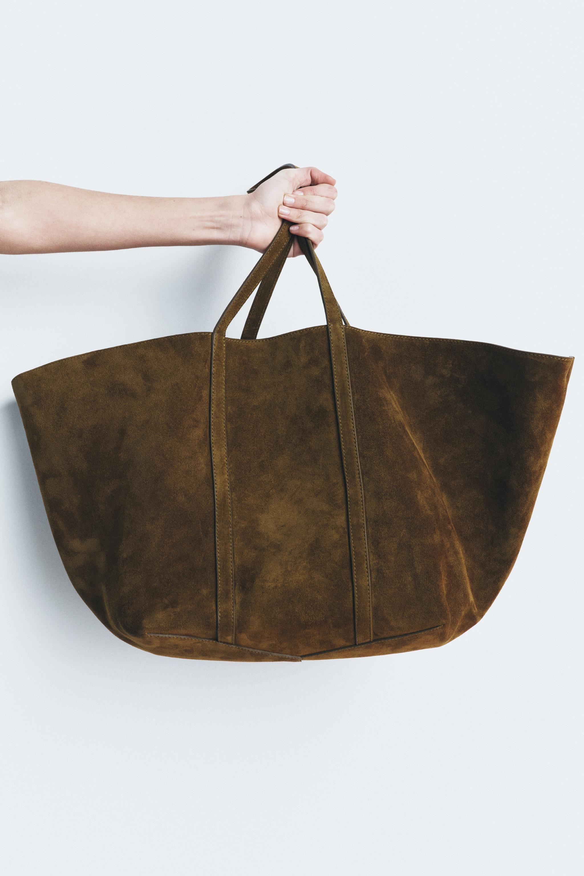 SUEDE TOTE BAG Product Image