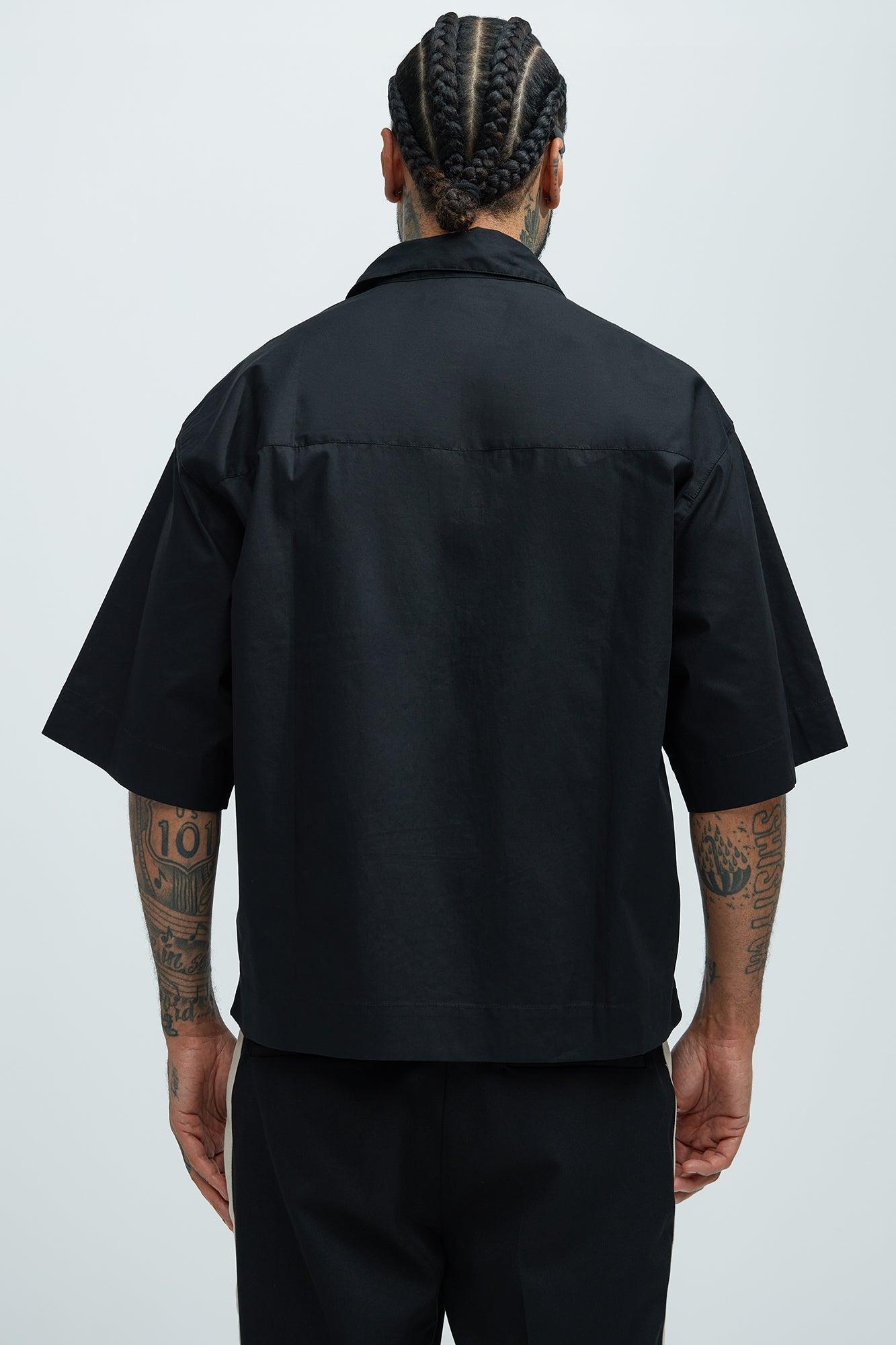 Cassnet Short Sleeve Shirt - Black Product Image