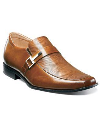 Stacy Adams Mens Beau Bit Perforated Leather Loafer Product Image