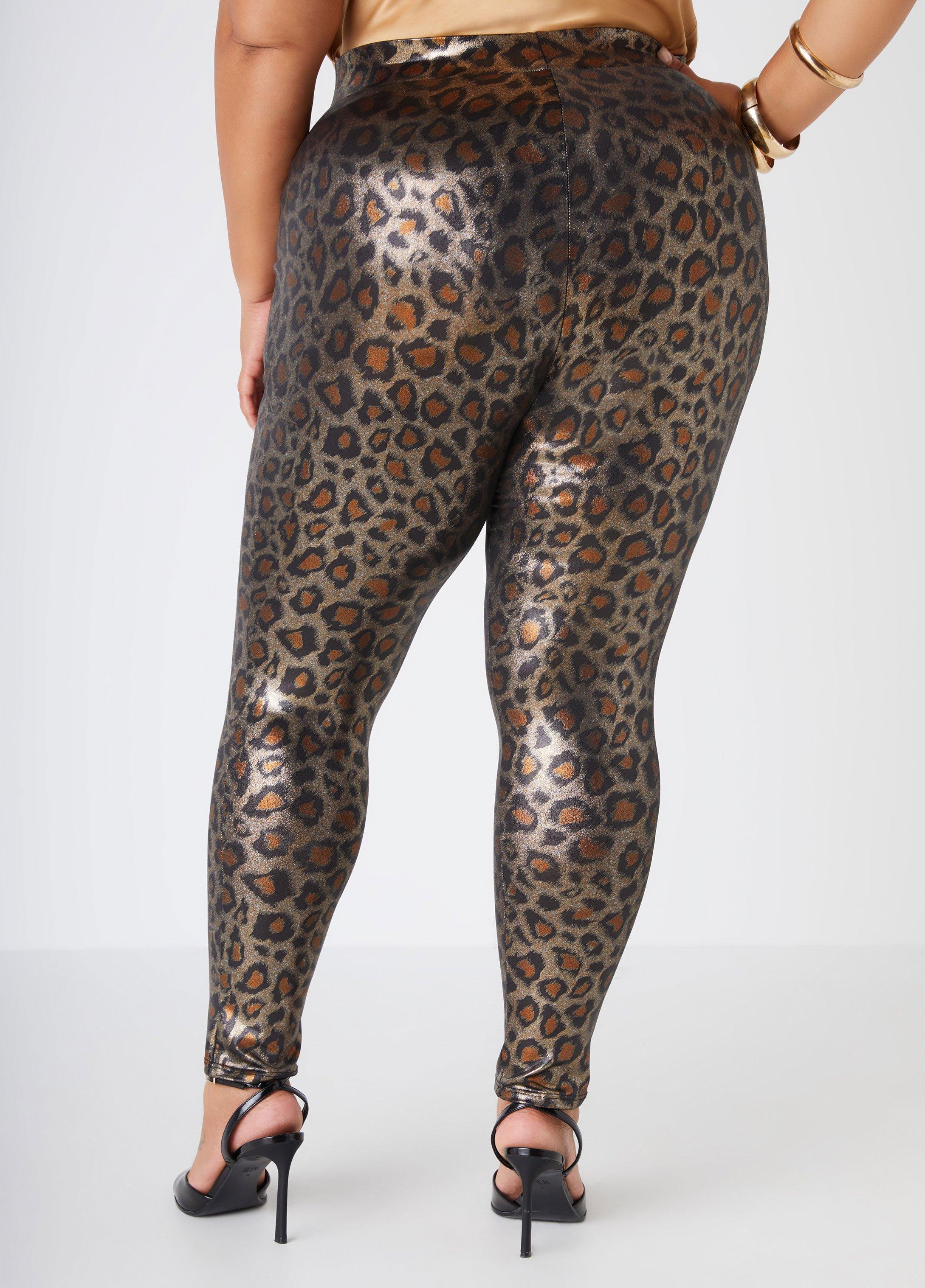 Animal Print Foiled Leggings product image