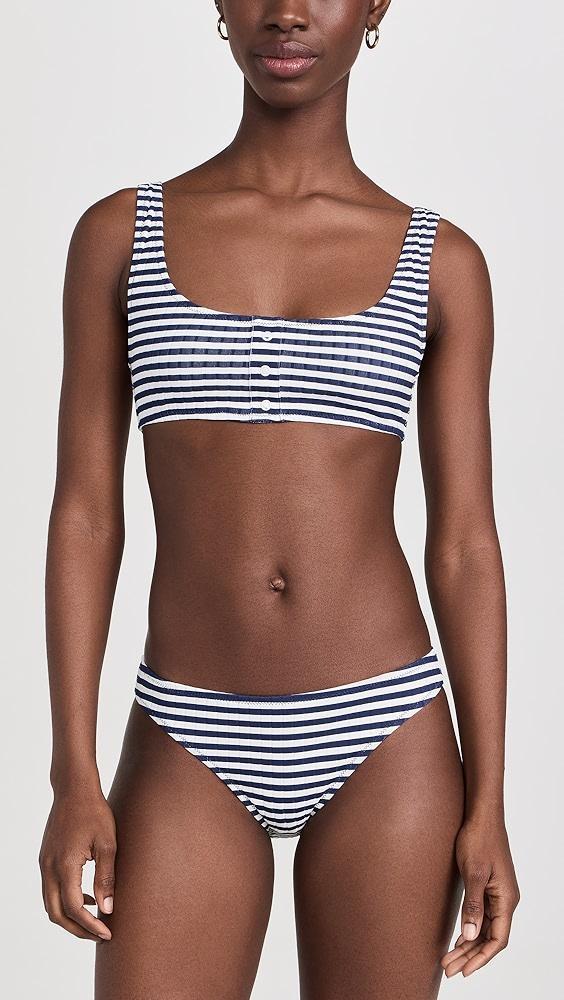 Solid & Striped The Elle Button Bikini Bottoms | Shopbop Product Image