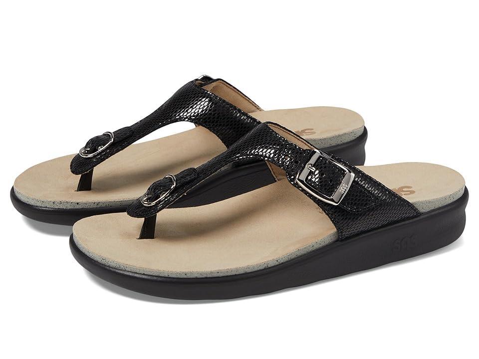 SAS Sanibel Comfort Thong Sandal Snake) Women's Shoes Product Image