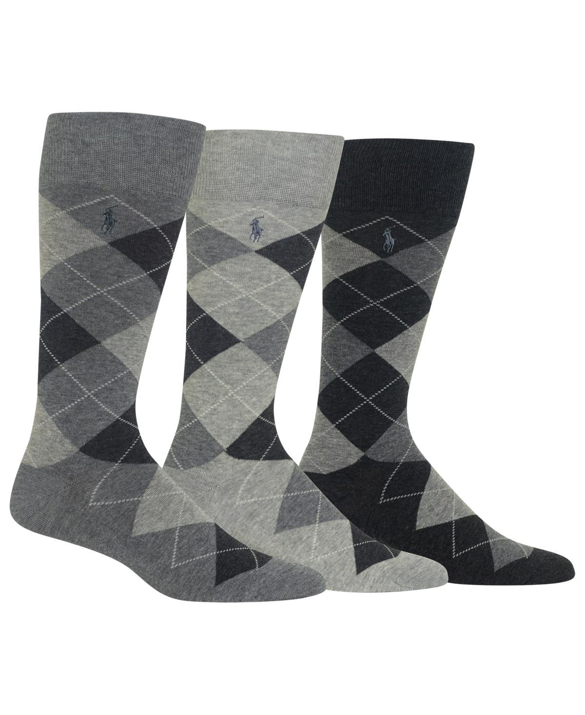 Polo Ralph Lauren Mens 3-Pk. Argyle Dress Socks Product Image